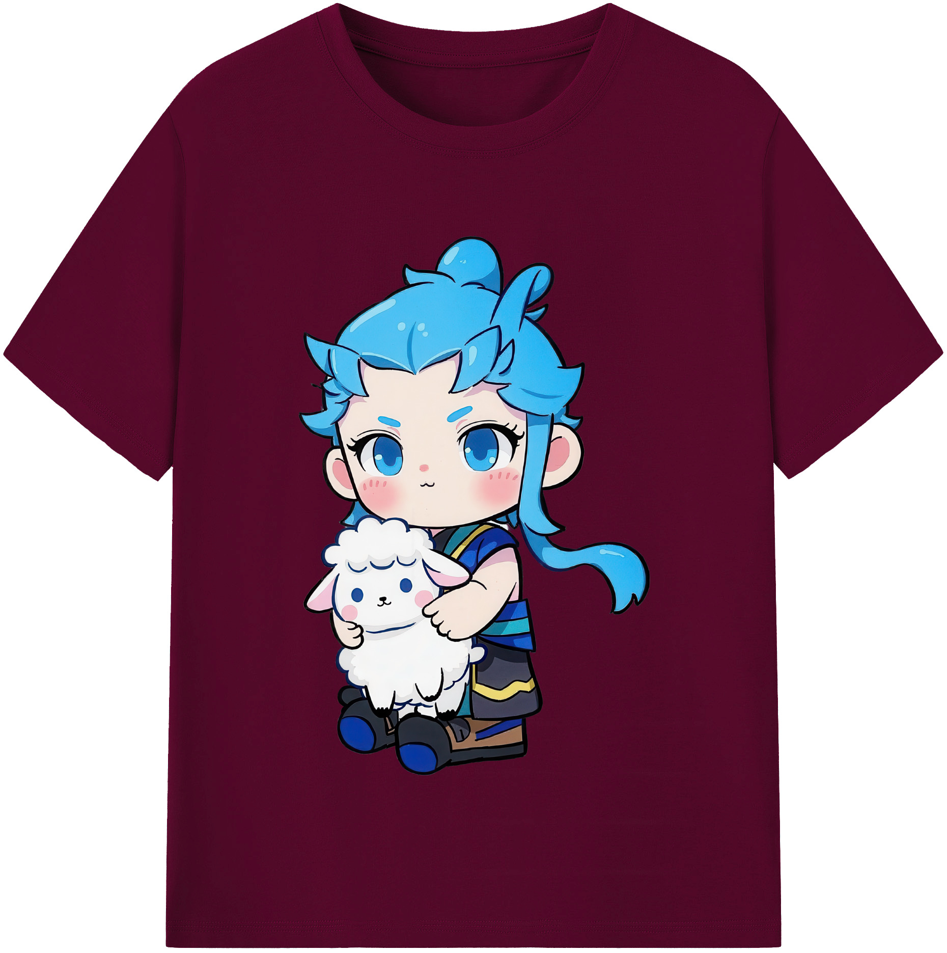 （画像用） Ne Zha 2 ナタ 魔童の大暴れ レディースカジュアルプリントTシャツ（綿100％）